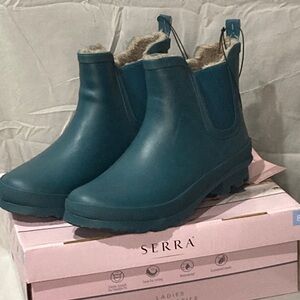 Serra Women's Teal Rain Boots